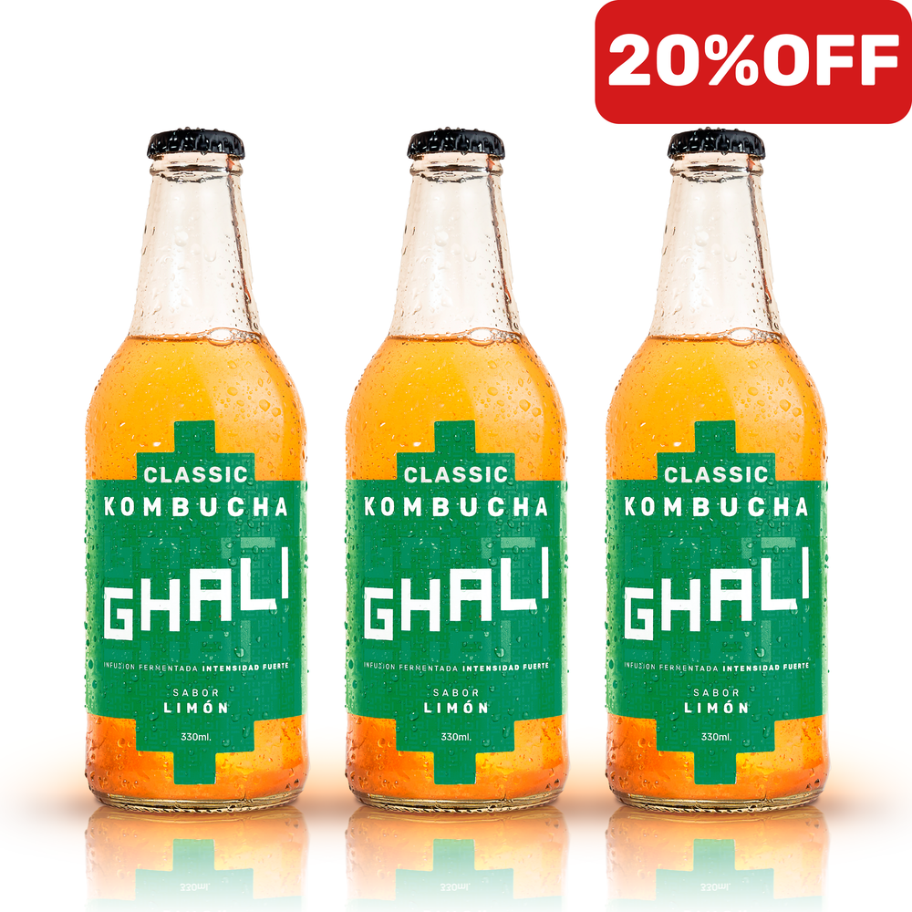 CAJA KOMBUCHA LIMÓN (12 unidades)