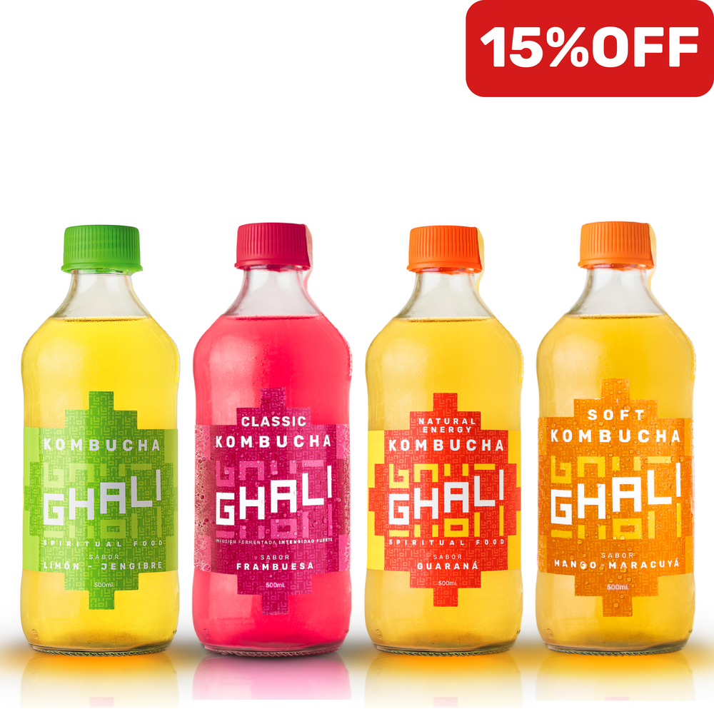 CAJA MIX KOMBUCHA 500cc (9 unidades)