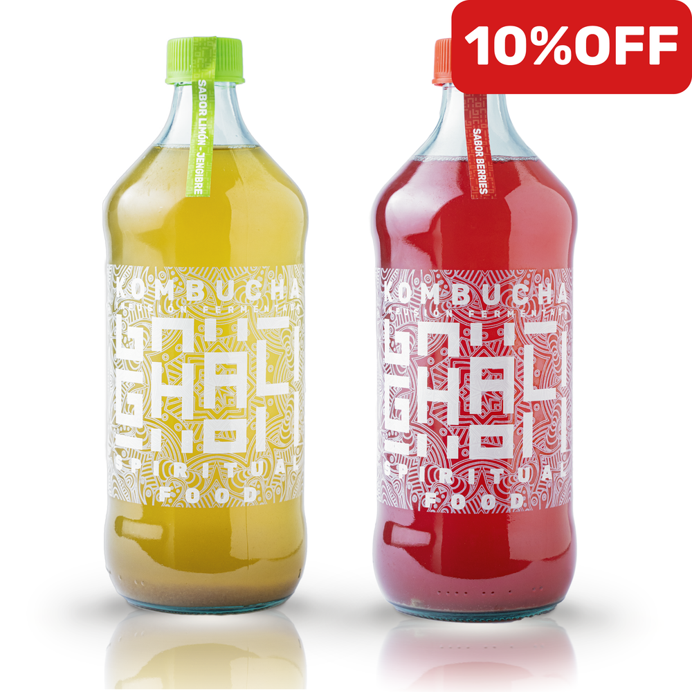 CAJA MIX KOMBUCHA 1 LITRO (6 unidades)